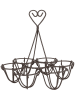 Clayre & Eef 2er-Set: Eierhalter in Braun - (H)19 x Ø 19 cm