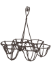 Clayre & Eef 2er-Set: Eierhalter in Braun - (H)19 x Ø 19 cm