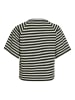 Vila Shirt in Schwarz/ Weiß