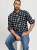 Cross Jeans Koszula - Regular fit - w kolorze granatowo-białym
