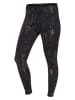 Alpine Pro Legginsy sportowe "Gobra" w kolorze antracytowym