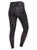 Alpine Pro Legginsy sportowe "Gobra" w kolorze antracytowym