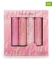 Tri-Coastal Design 4er-Set: Lippenbalsams in Rosa/ Pink - 4x 3 g