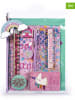 Tri-Coastal Design 10-delige notitieset turquoise/lichtroze
