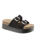 C'M Slippers zwart