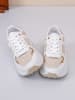 Sixth Sens Sneakers wit/beige/goudkleurig