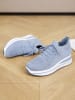 Sixth Sens Sleehaksneakers lichtblauw