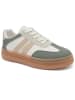 Sixth Sens Sneakers in Weiß/ Grün/ Beige