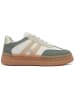 Sixth Sens Sneakers in Weiß/ Grün/ Beige