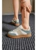Sixth Sens Sneakers in Weiß/ Grün/ Beige