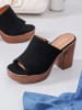 Sixth Sens Slippers zwart