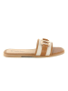 Sixth Sens Slippers lichtbruin/crème