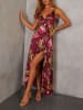 Milan Kiss Kleid in Bordeaux