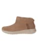 Skechers Skórzane botki "On the Go Joy" w kolorze jasnobrązowym