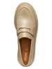 Geox Leder-Mokassins in Beige