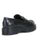 Geox Leren mocassins zwart