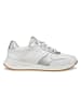 Geox Sneakers in Weiß/ Silber