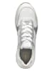 Geox Sneakers in Weiß/ Silber