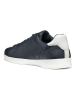Geox Leder-Sneakers in Dunkelblau