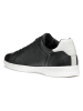 Geox Leder-Sneakers in Schwarz
