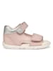 Geox Sandalen "Tapuz" in Rosa/ Silber