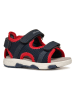 Geox Sandalen "Multy" in Dunkelblau/ Rot
