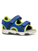 Geox Sandalen "Multy" in Blau/ Gelb