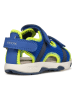 Geox Sandalen "Multy" in Blau/ Gelb