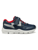 Geox Sneakersy "New Torque" w kolorze srebrno-granatowym