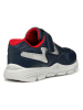 Geox Sneakersy "New Torque" w kolorze srebrno-granatowym