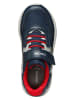 Geox Sneakersy "New Torque" w kolorze srebrno-granatowym