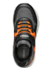 Geox Sneakersy "New Torque" w kolorze czarno-pomarańczowym