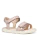 Geox Sandalen "Haiti" in Creme/ Gold