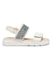 Geox Sandalen "Deaphne" zilverkleurig/wit