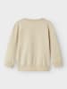 name it Bluza "Dennis" w kolorze beżowym ze wzorem