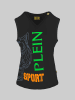 Plein Sport Top w kolorze czarnym