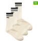 JACK & JONES Junior 3-delige set: sokken "Kurt" crème