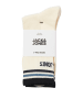 JACK & JONES Junior 3-delige set: sokken "Kurt" crème