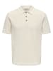 ONLY & SONS Poloshirt in Creme