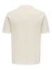 ONLY & SONS Poloshirt in Creme