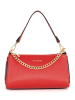 Mia Tomazzi Leder-Schultertasche "Zumbini" in Rot - (B)28 x (H)15 x (T)14 cm