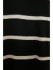 trendyol Strickkleid in Schwarz/ Beige