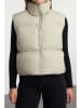 trendyol Doorgestikte bodywarmer beige