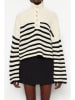 trendyol Pullover in Creme/ Schwarz