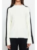 trendyol Pullover in Creme/ Schwarz