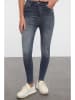 trendyol Dżinsy - Skinny fit - w kolorze granatowym