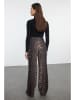 trendyol Hose in Beige/ Braun/ Schwarz
