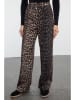 trendyol Hose in Beige/ Braun/ Schwarz