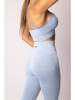 Spaio Thermoleggings "Melange" in Hellblau