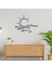 wall addiction Wanddekoration in Schwarz - (B)55 x (H)44 cm